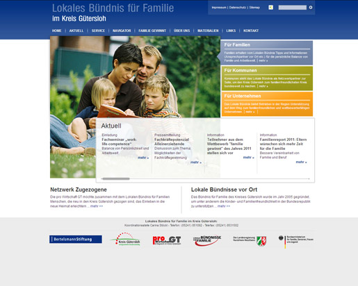 Lokales Bündnis für Familie im Kreis Gütersloh - Startseite