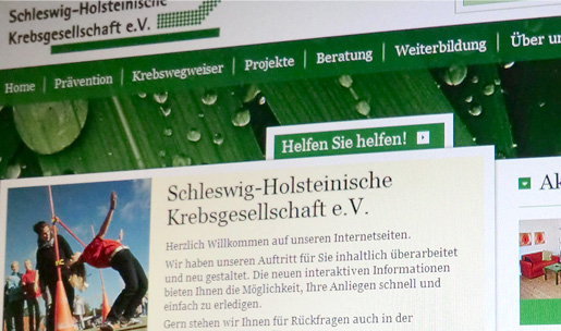 Krebswegweiser Schleswig-Holstein informiert online über Angebote