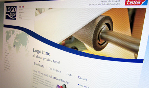 Logo tape unterstreicht eigenen Anspruch mit neuer Website