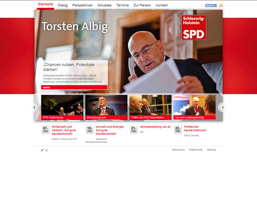 Torsten Albig - Kandidat für das Amt des Ministerpräsidenten in Schleswig-Holstein